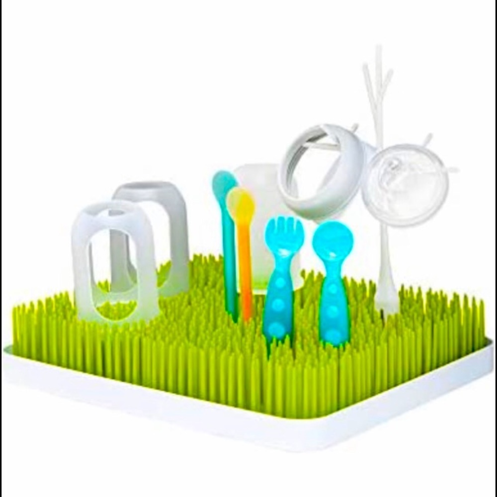Boon Drying Rack Lawn Countertop, Green and Twig